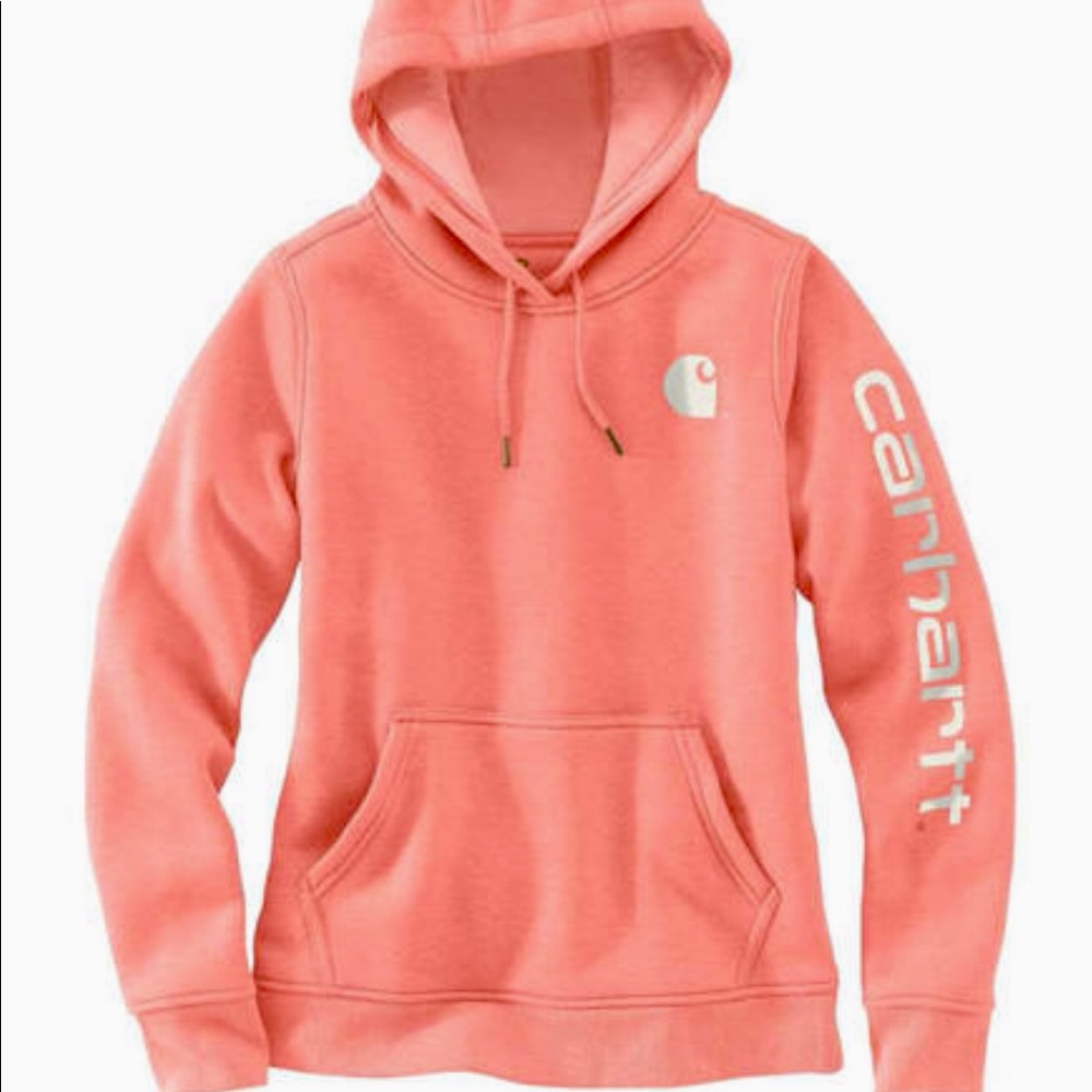 LIKE NEW - Carhartt Coral Hoodie